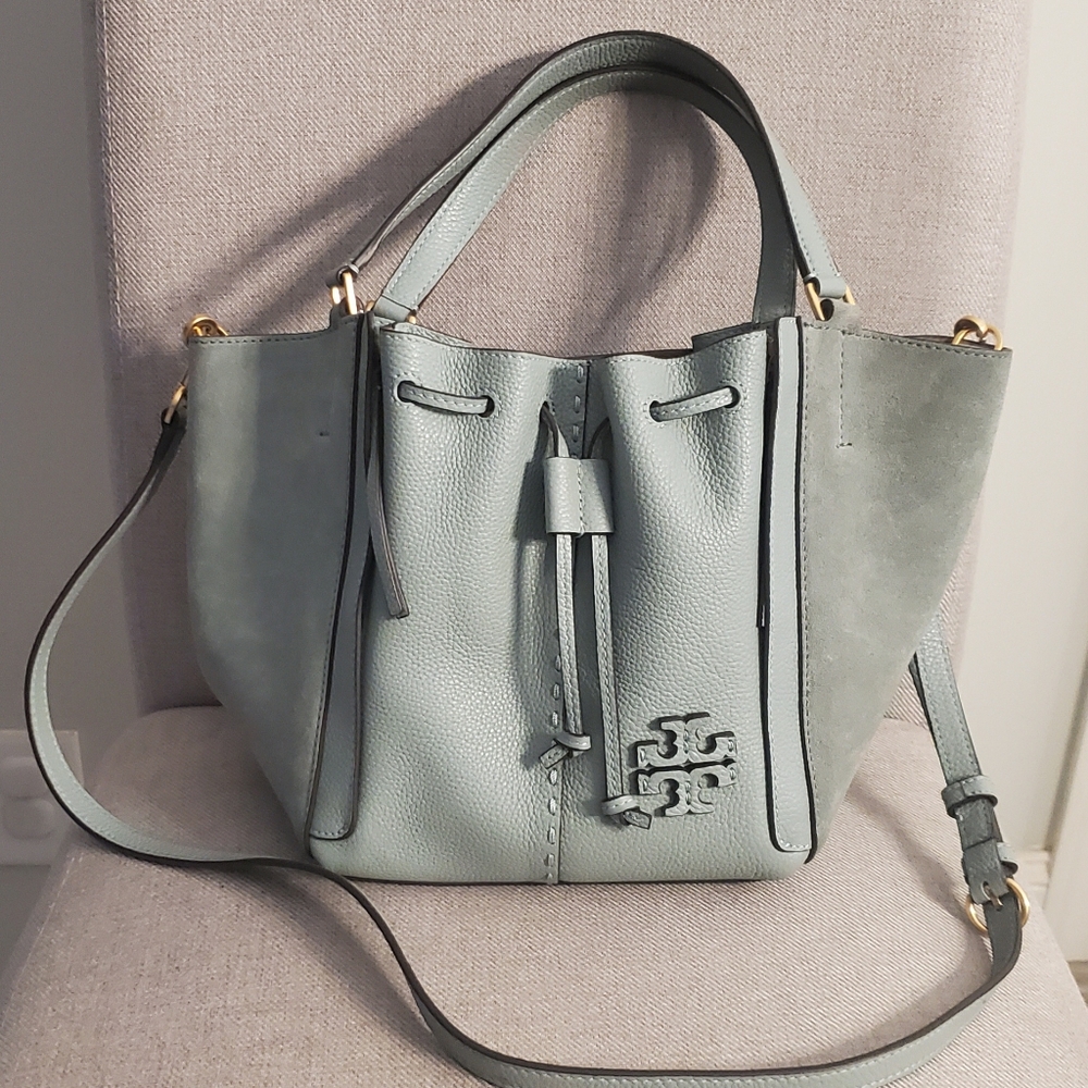 Tory Burch Light Blue Satchel